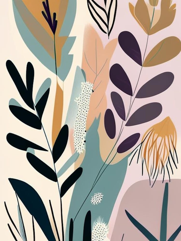 Gayfeather Wildflower Modern Muted Colours 1