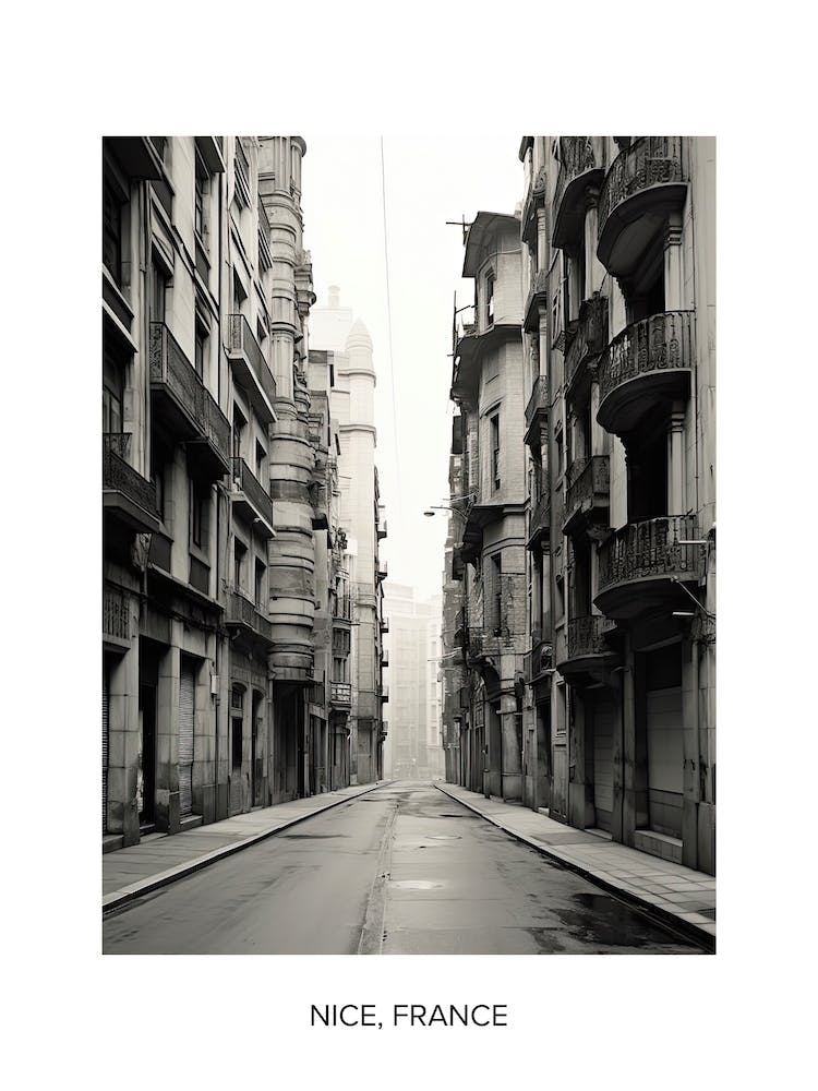 Poster von Santander, Spanien, Fotografie in Schwarz-Weiß 2