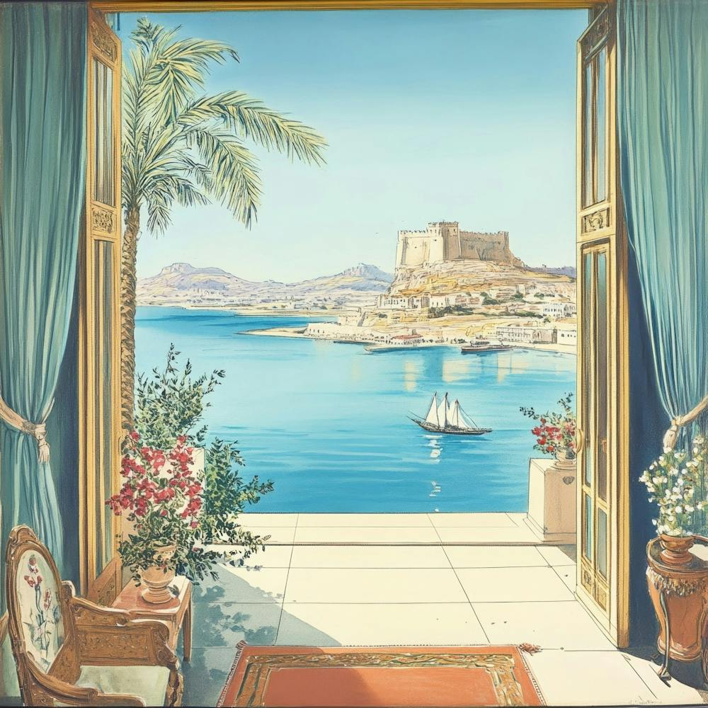 View From The Window Art