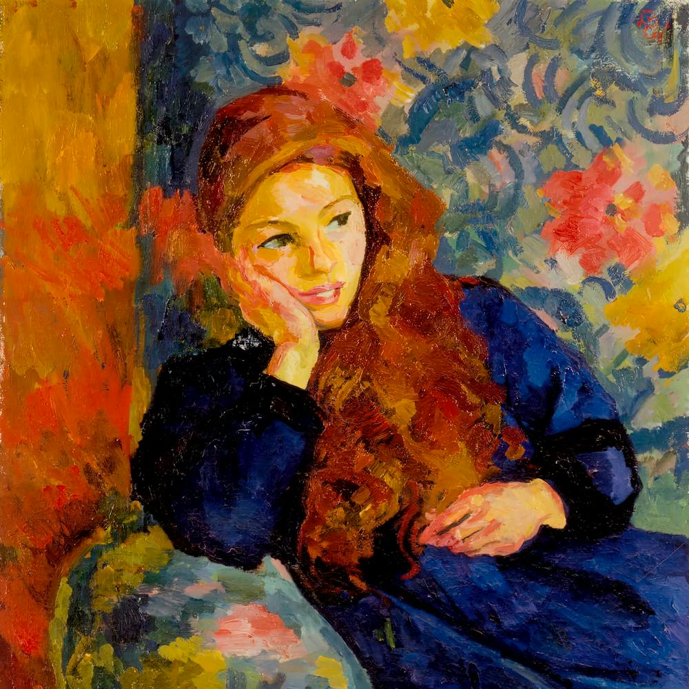 Pensierosa By Giovanni Giacometti 1913