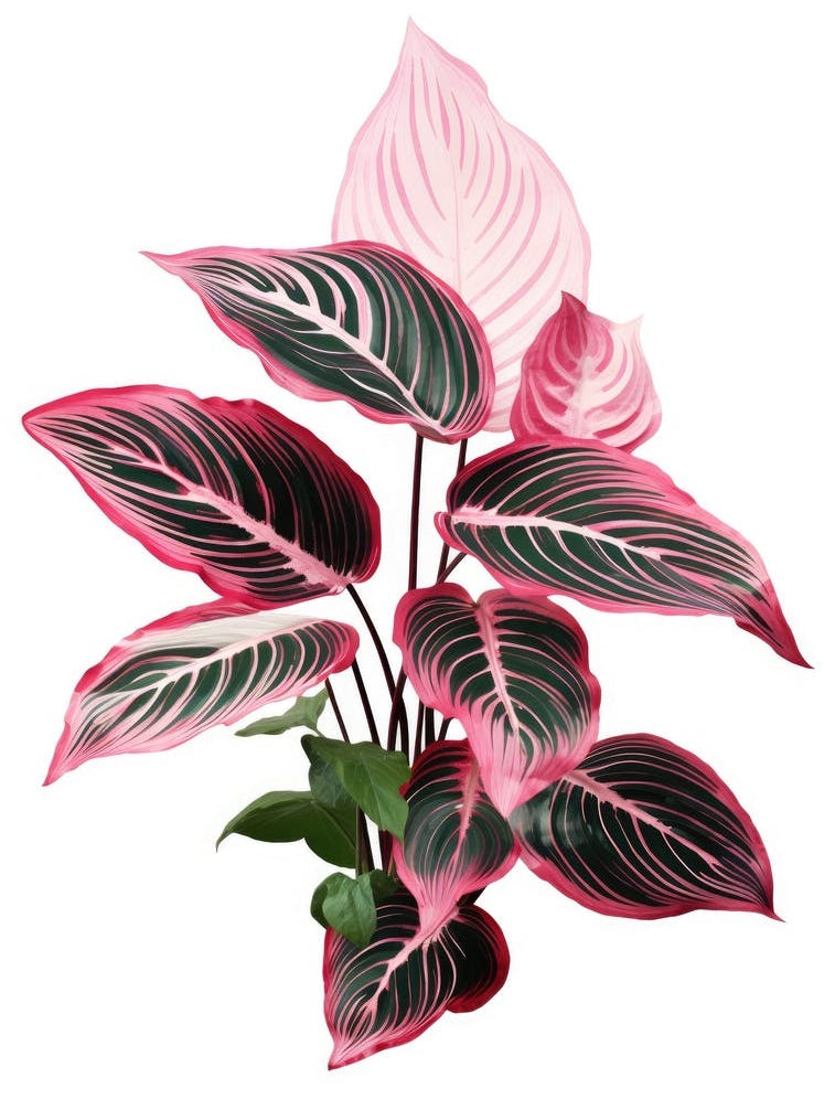 Pink And Green Plant