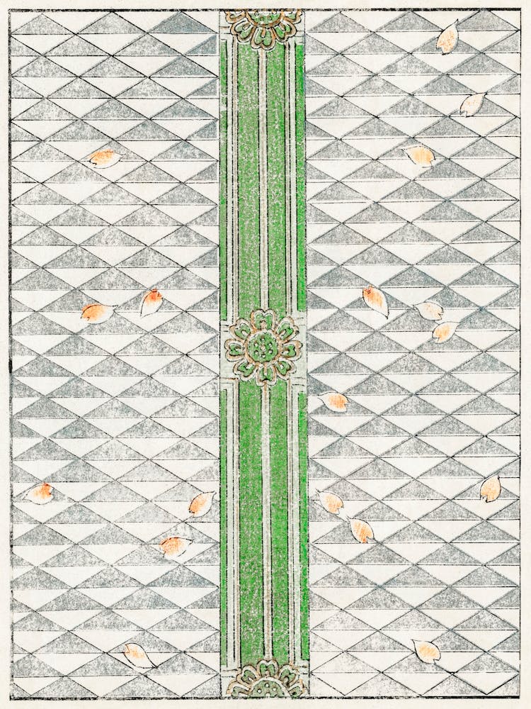 Geometric Floral Pattern, Shin Bijutsukai