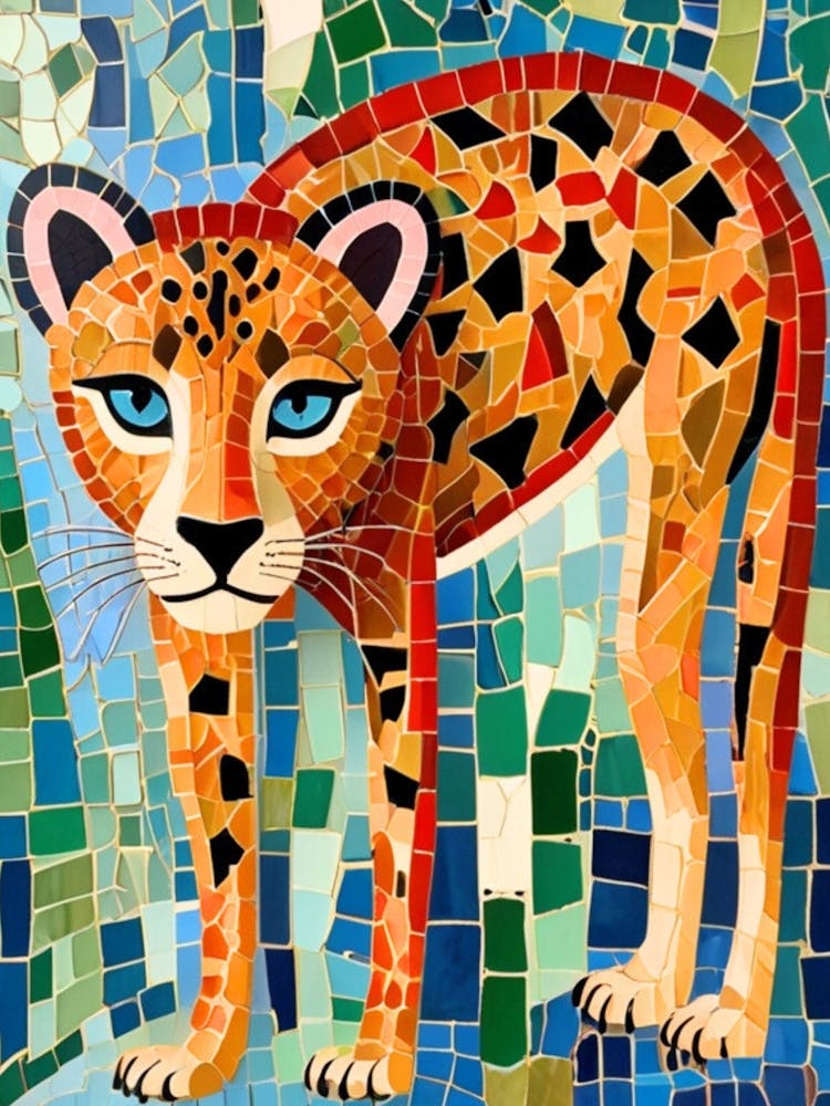 Mosaic Cheetah 1