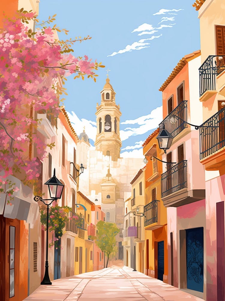 Valencia Spain 7 Illustration