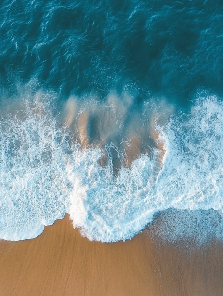 Aerial View Of A Beach 93