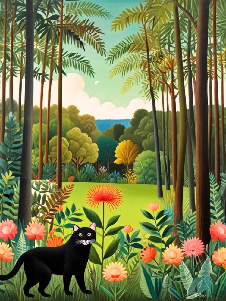 Cat In The Jungle 1