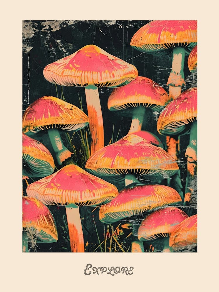 Explore Mushroom Poster 1