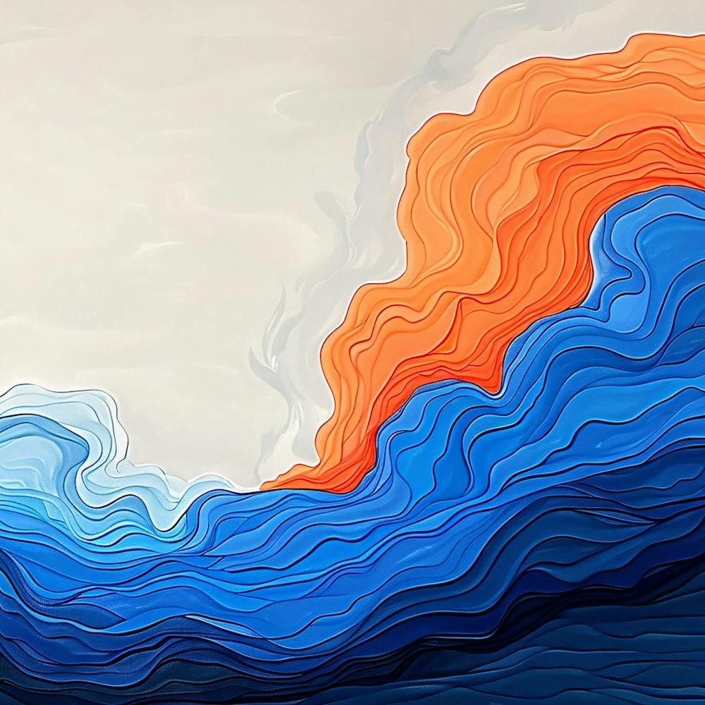 Abstract Wave Painting 1