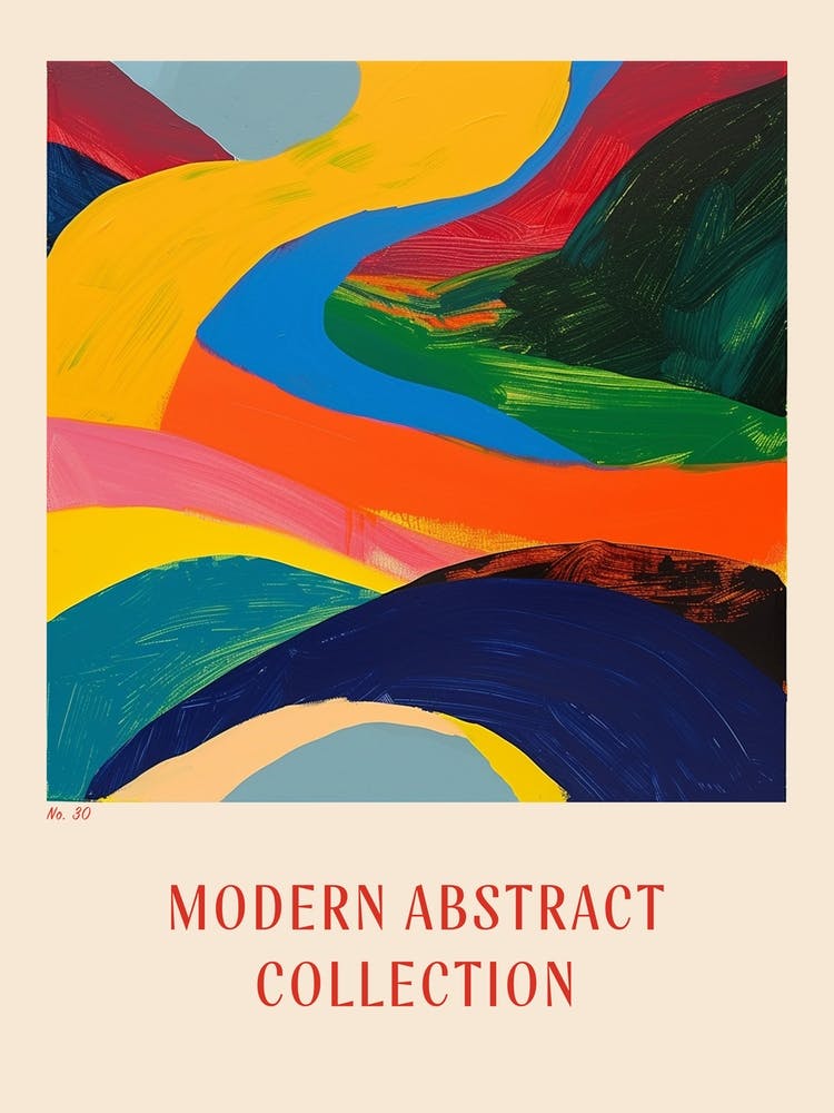 Modern Abstract Collection Poster 30