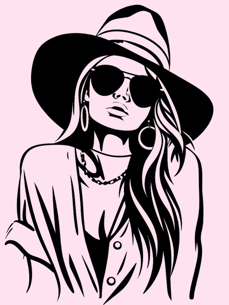 Woman In A Hat 15