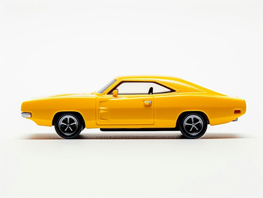 Toy Car 69 Dodge Charger Daytona Yellow