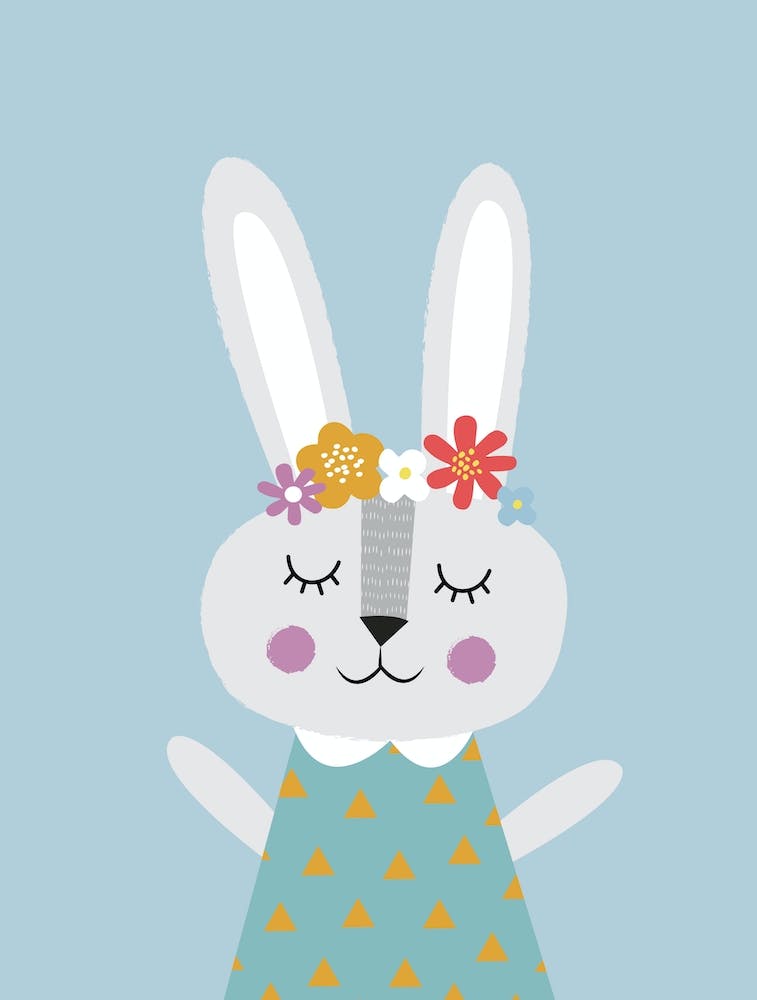 Floral Bunny