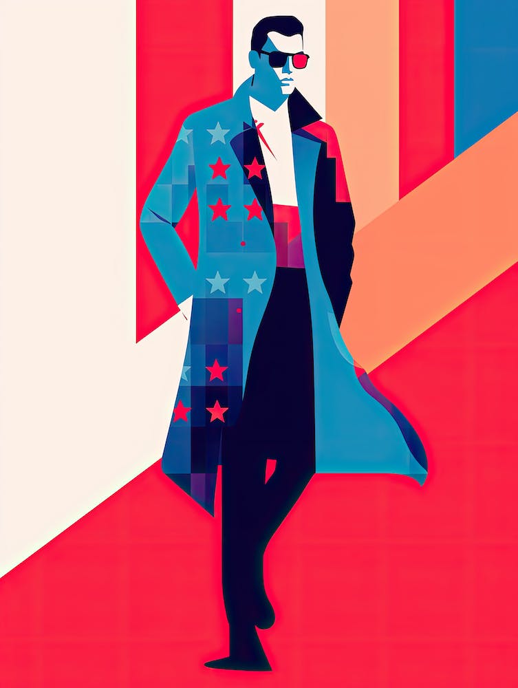 Man In A Coat, Pop art