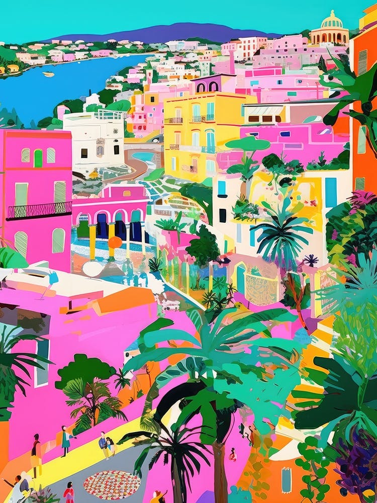 Sorrento, Italy Colourful View 3