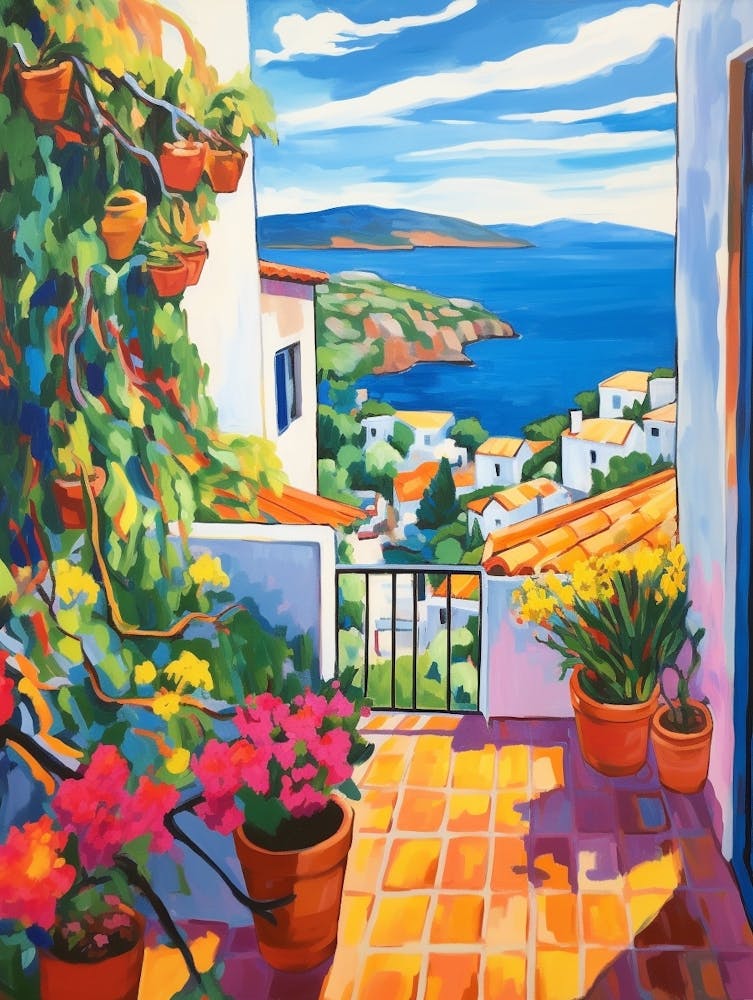 Capri Italy 3 Fauvist Painting