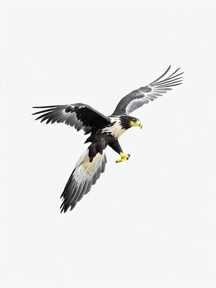 Golden Eagle B&W Pencil Drawing 3 Bird