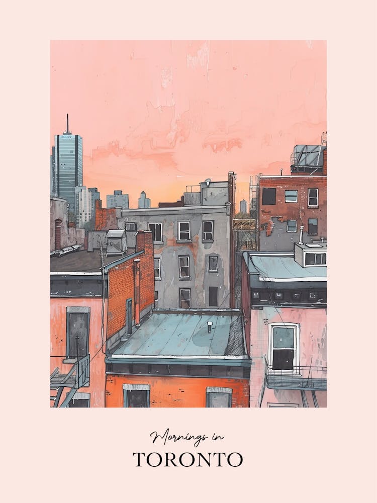 Mornings In Toronto Rooftops Morning Skyline 3