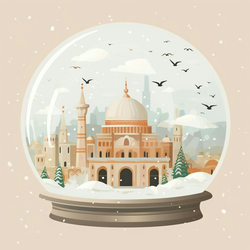 Cappadocia Turkey Snowglobe