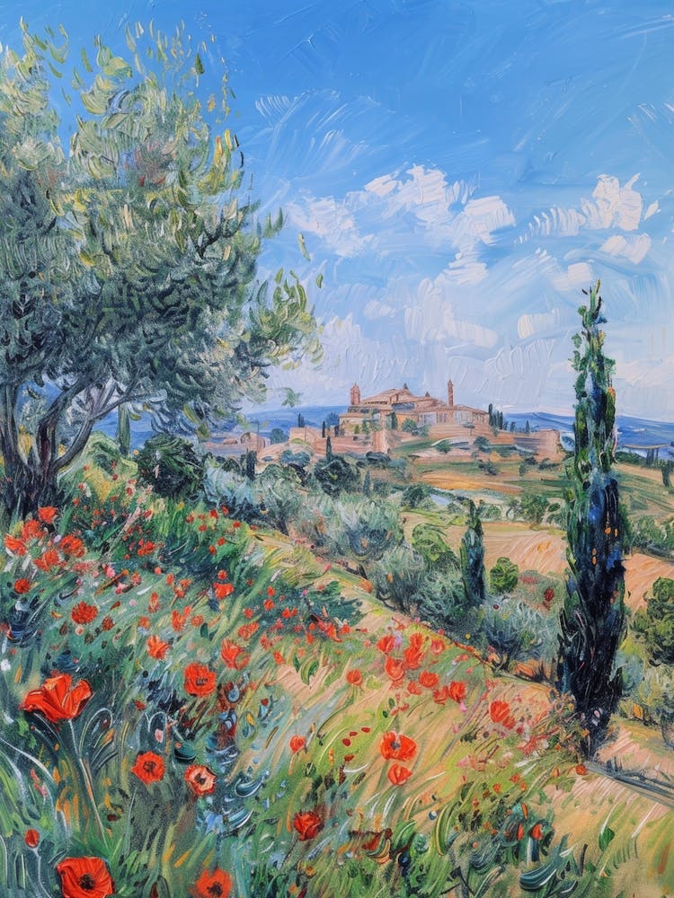 Poppies In Tuscany 3
