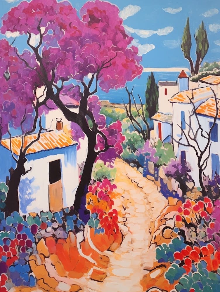 Sardinia Italy 2 Fauvist Painting