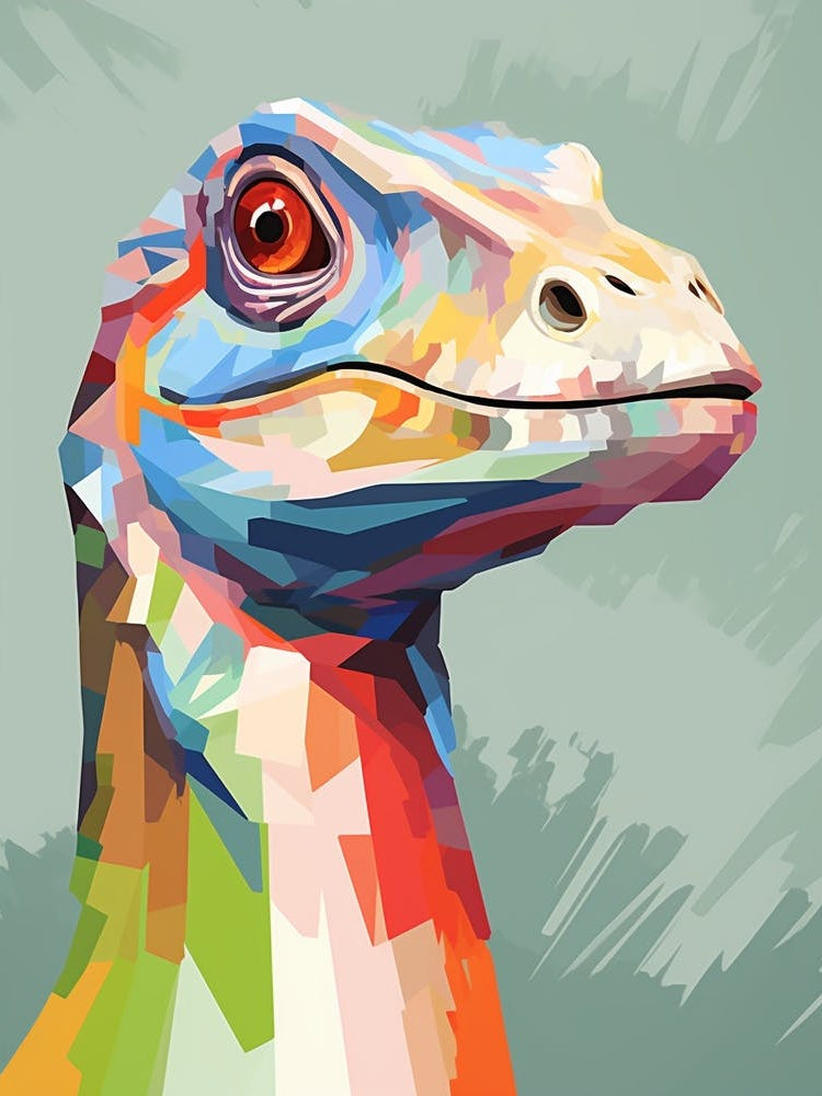Colourful Dinosaur Dromaeosaurus 6