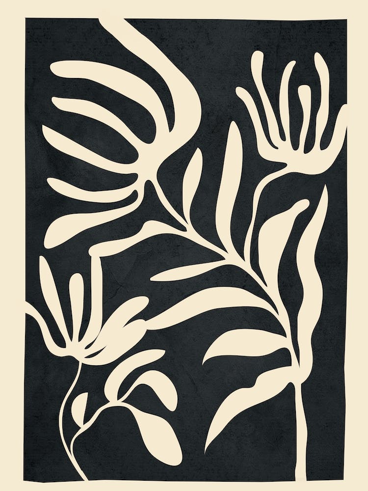 Minimal Abstract Art Plant 2