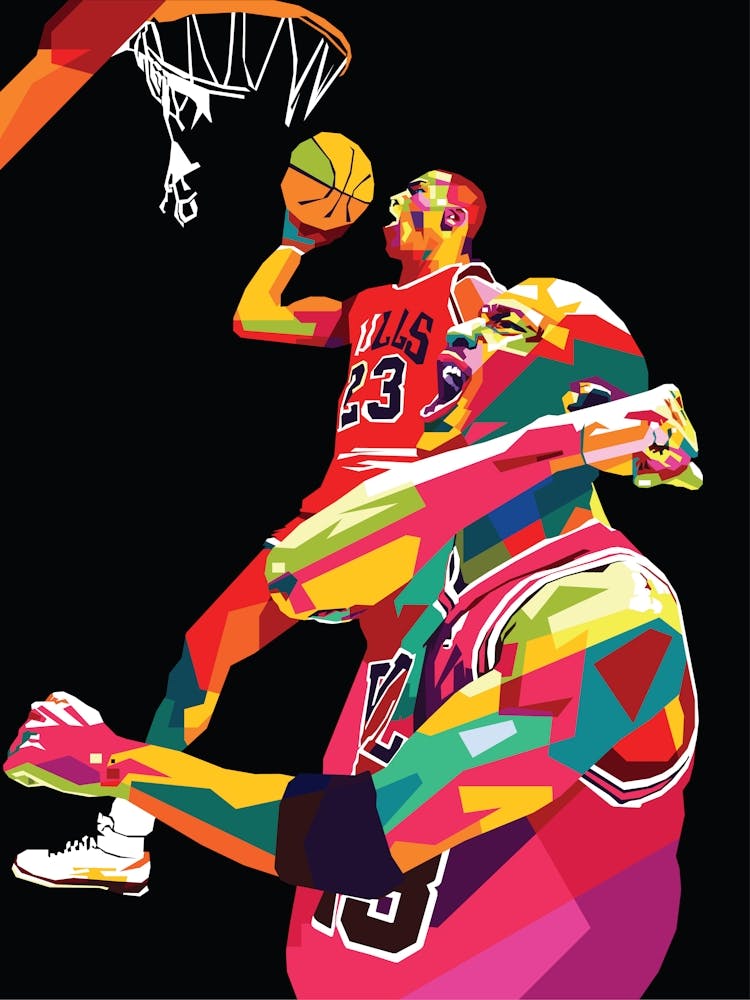 Michael Jordan Wpap Pop Art