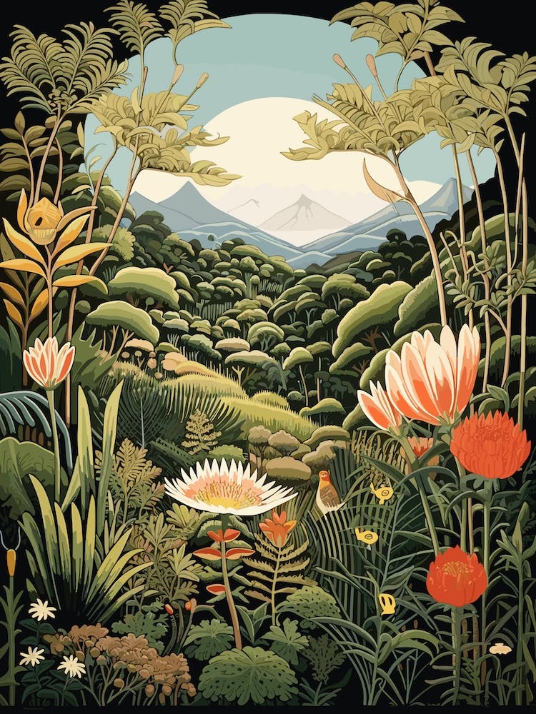 Kirstenbosch National Botanical Garden Sa Henri Rousseau Style 2