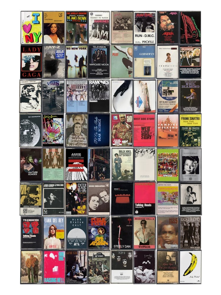 New York Music Print - Original Cassette Artwork