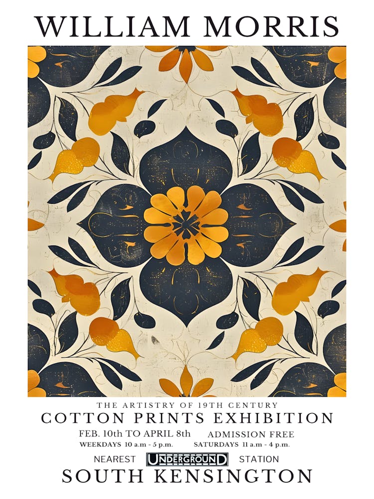 William Morris Cotton Prints Exhibition 106
