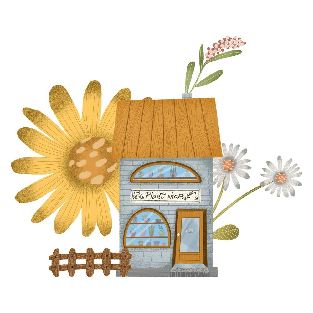 Flower Shop illustration