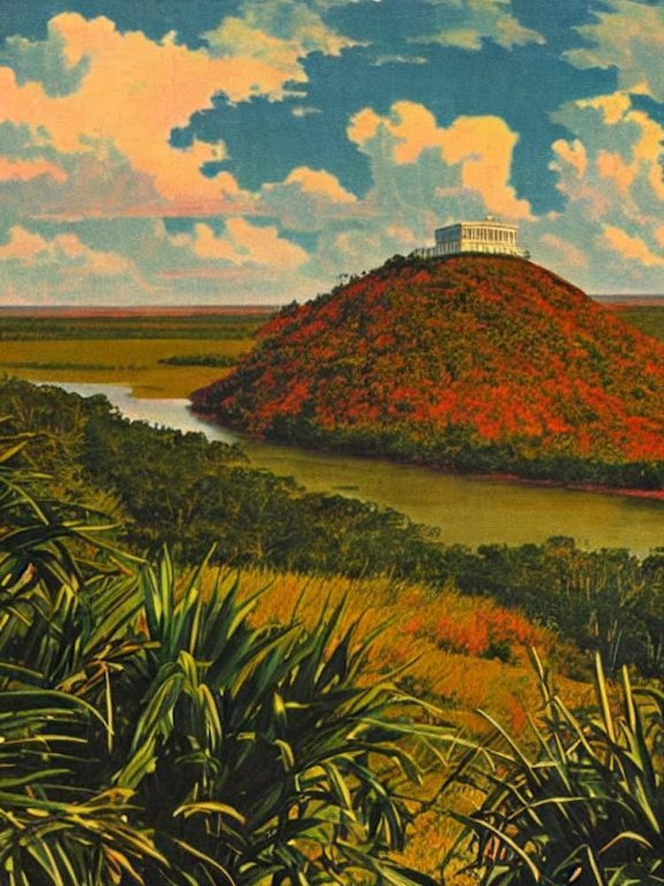 Everglades National Park United States Of America Vintage Poster