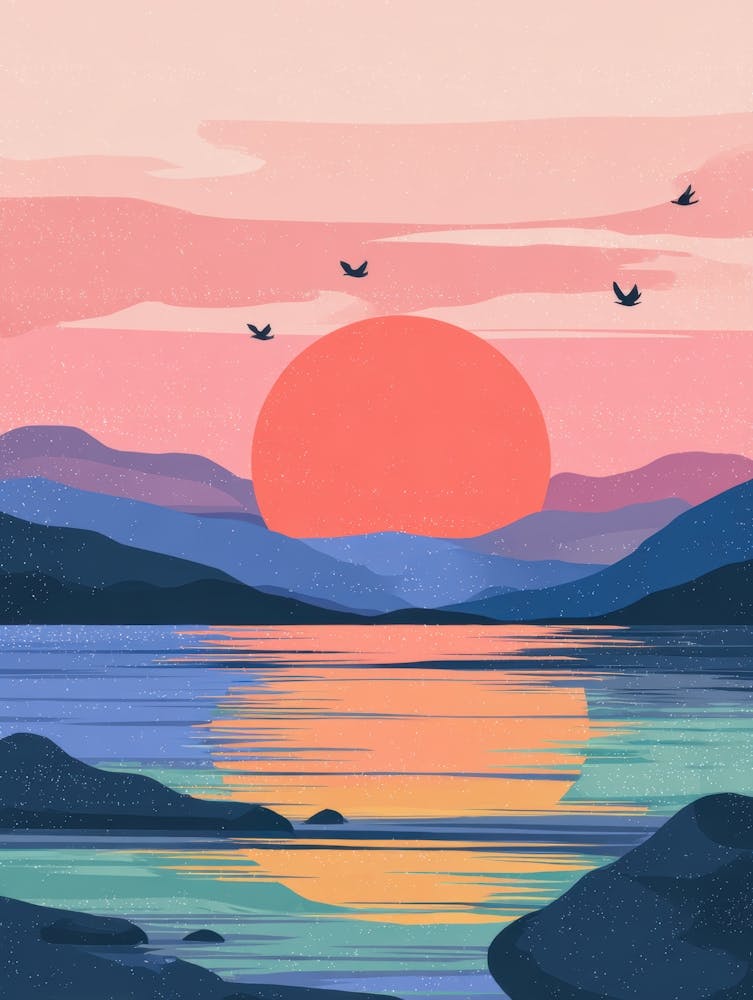 Sunset In The Mountains 38