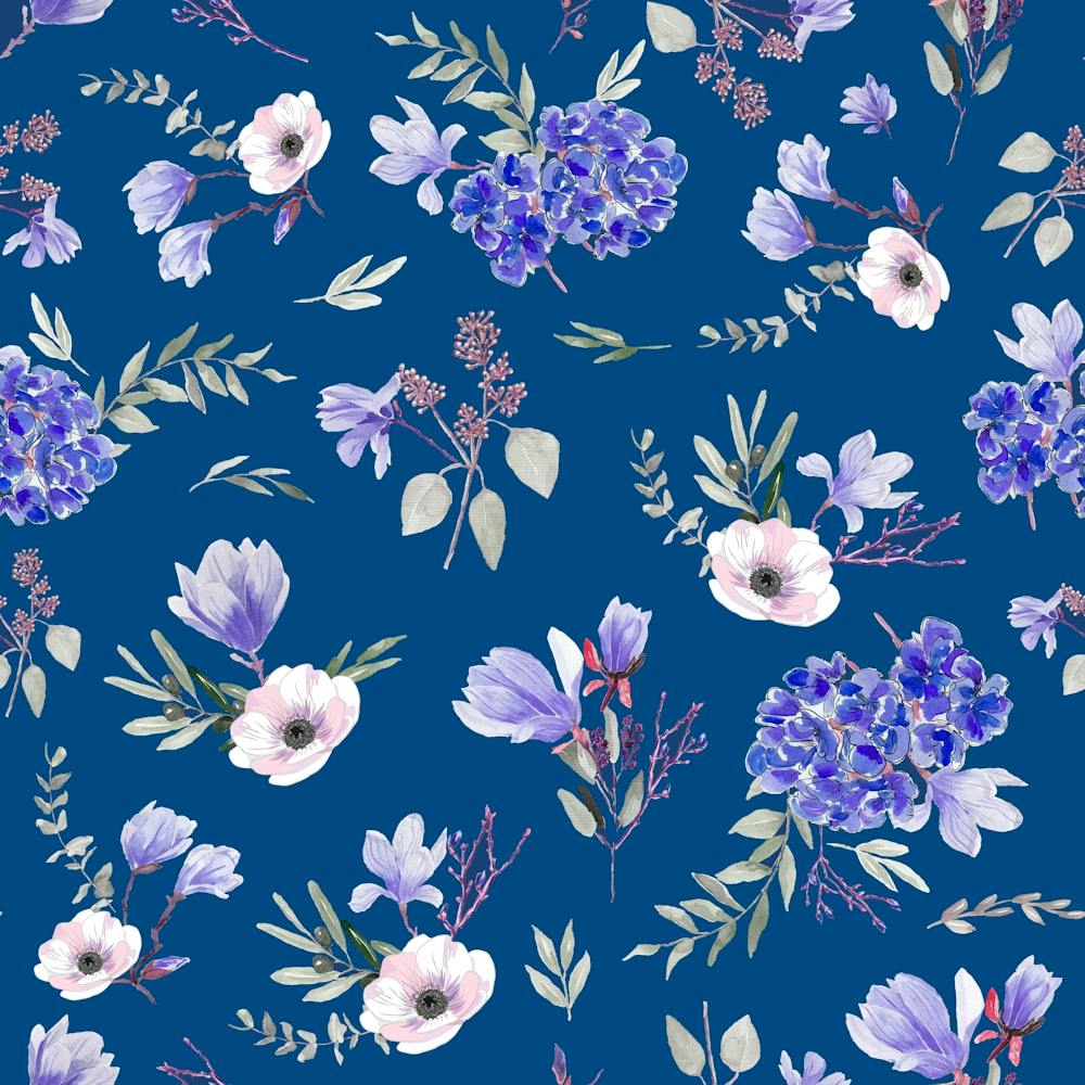 Geranium Flowers Classic Blue