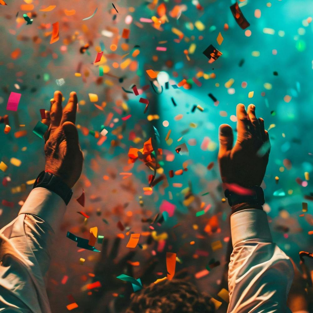 Confettis à une Fête 1