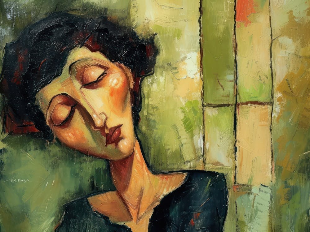 Contemporary Artwork Inspired By Amadeo Modigliani 5