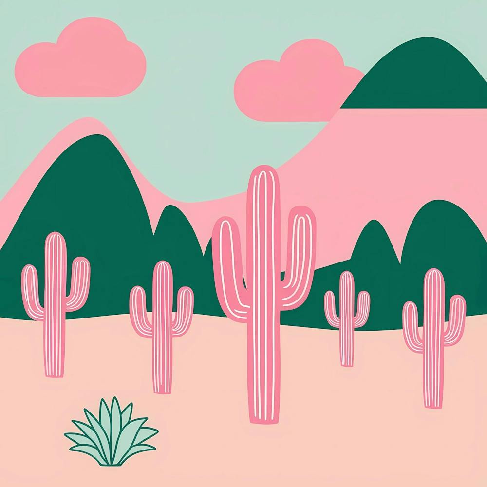 Cactus In The Desert 2