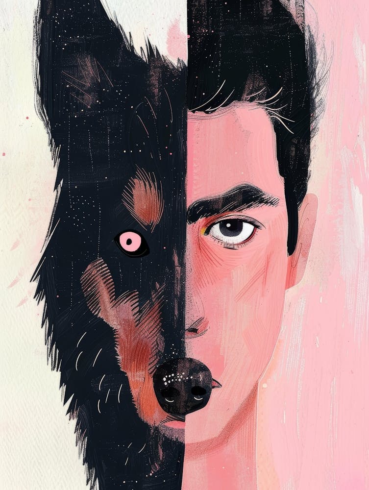 Loup et homme 1