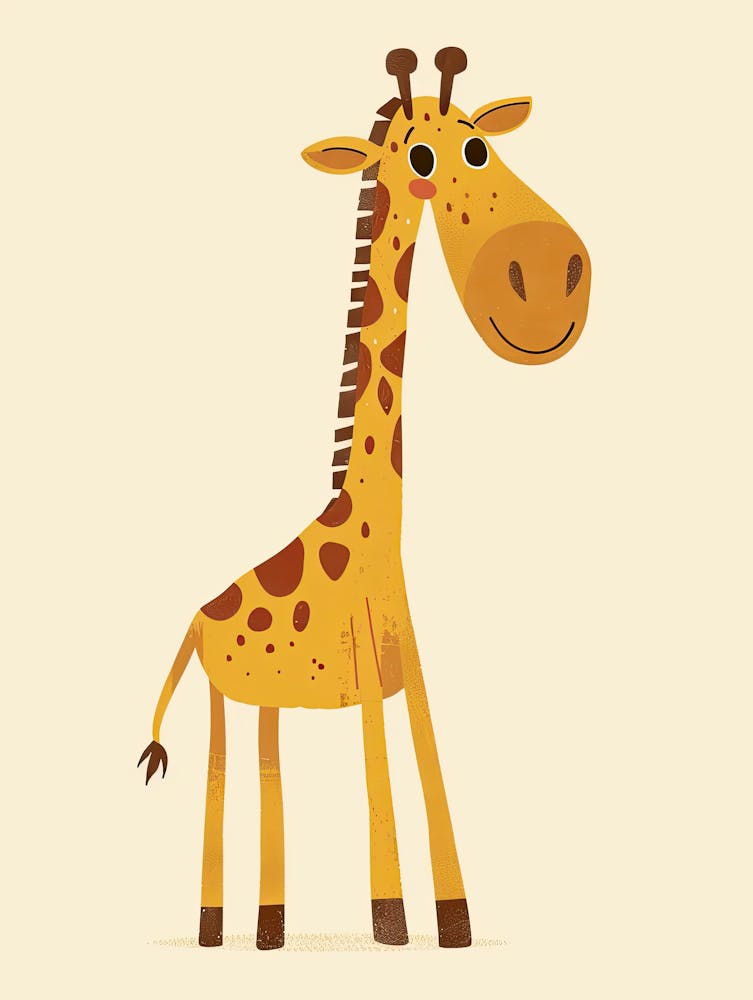 Gentle Giraffe Children Prints & Kids Posters