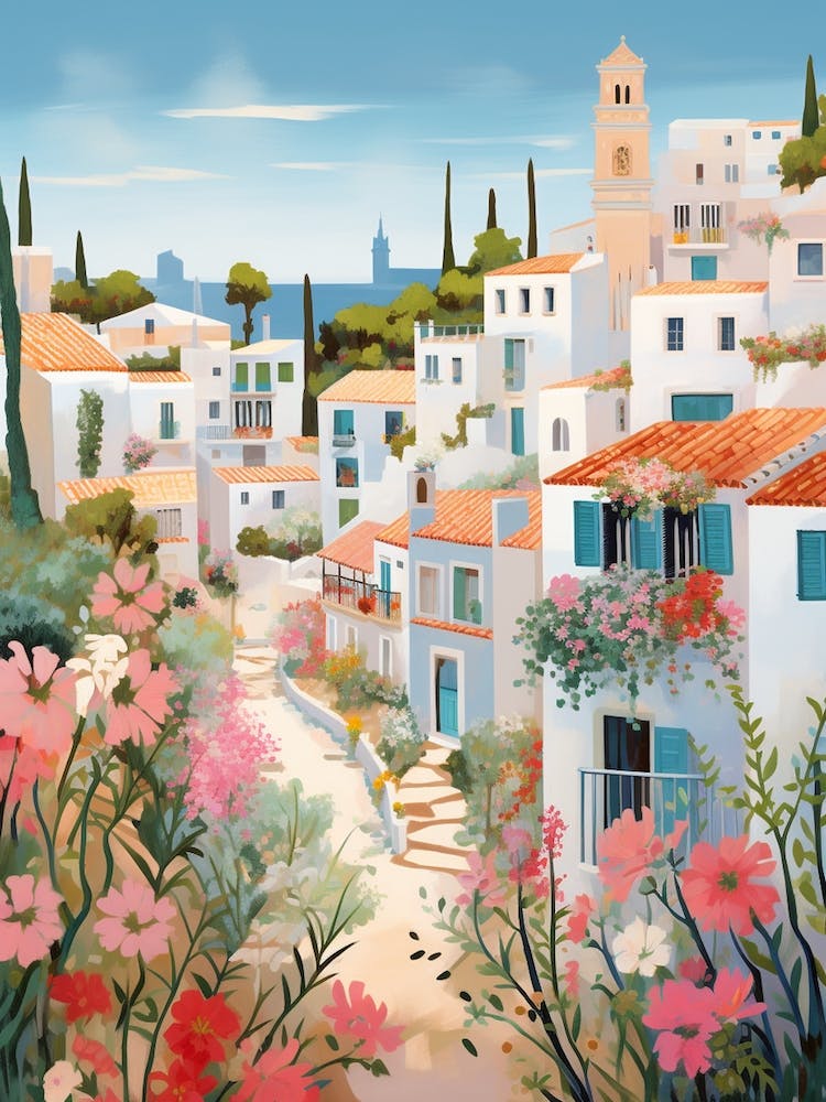 Ibiza Spain 8 Illustration