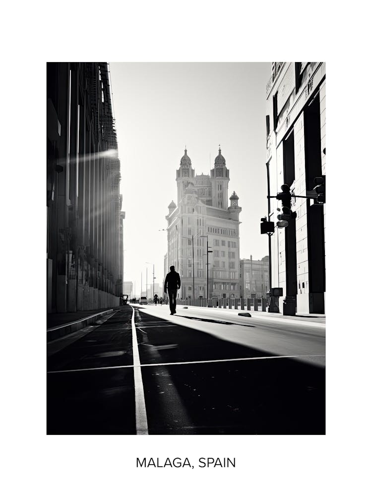 Poster Of Marseille, France, Photography In Black And White 4