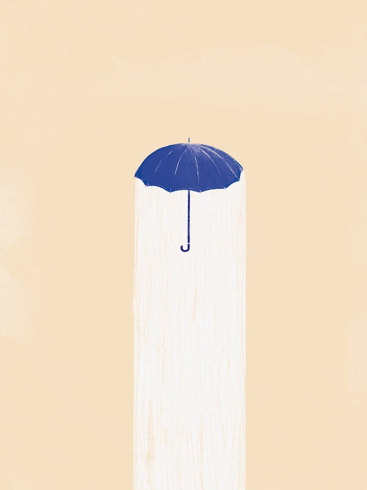 Hope it Rains, Blue Umbrella