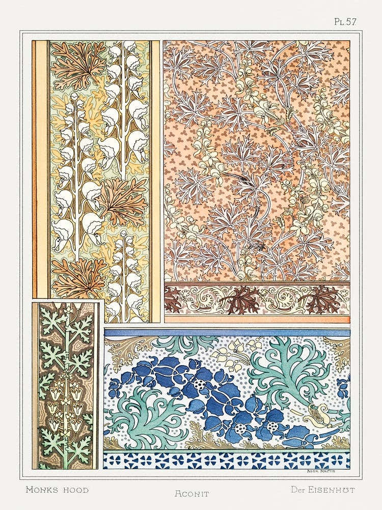 Aconite From The Plant And Its Ornamental Applications (1896), Maurice Pillard Verneuil 1