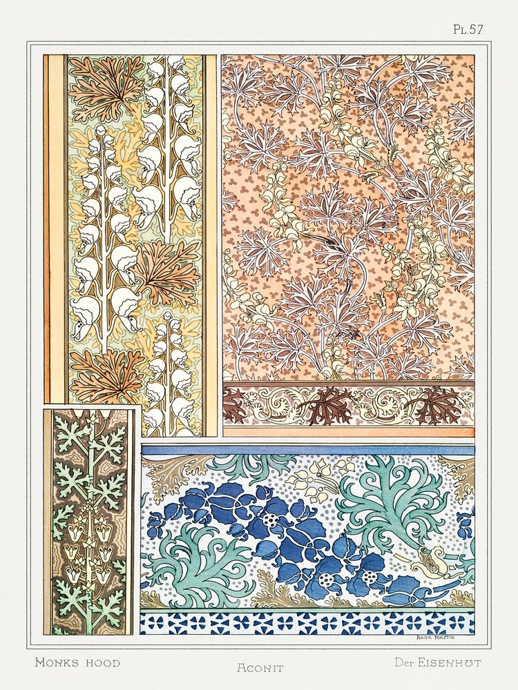 Aconite From The Plant And Its Ornamental Applications (1896), Maurice Pillard Verneuil 1