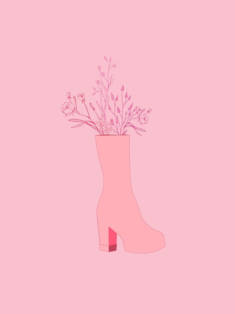 Pink Retro Minimalism