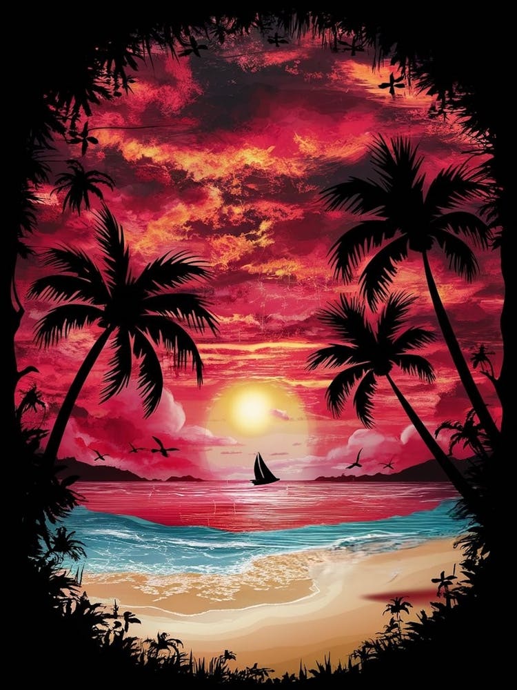 Sunset At The Beach 11
