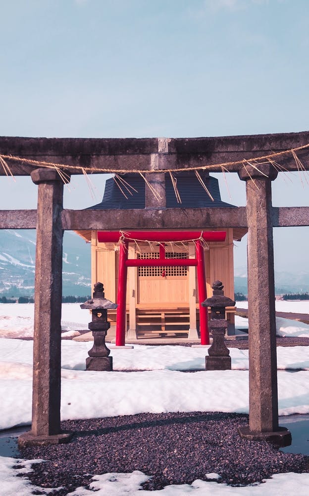 Snowy Fukushima Days
