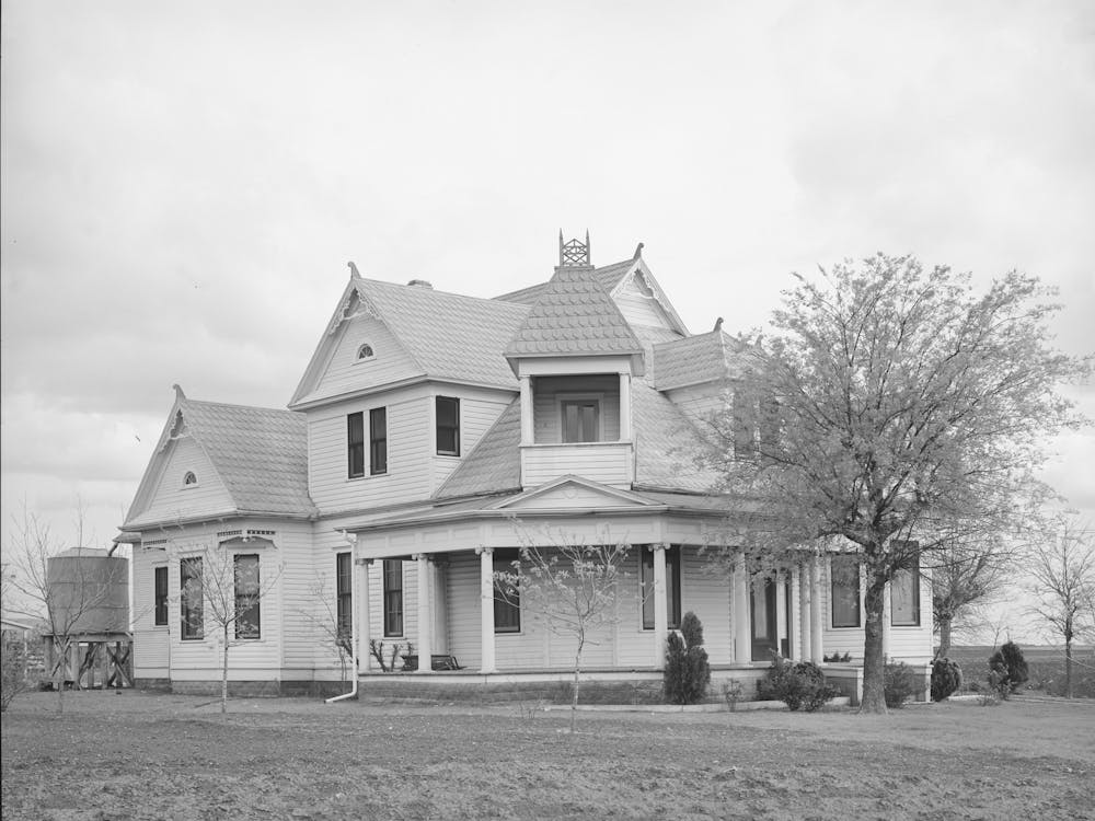 Farmhouse In Travis County, Texas By Russell Lee