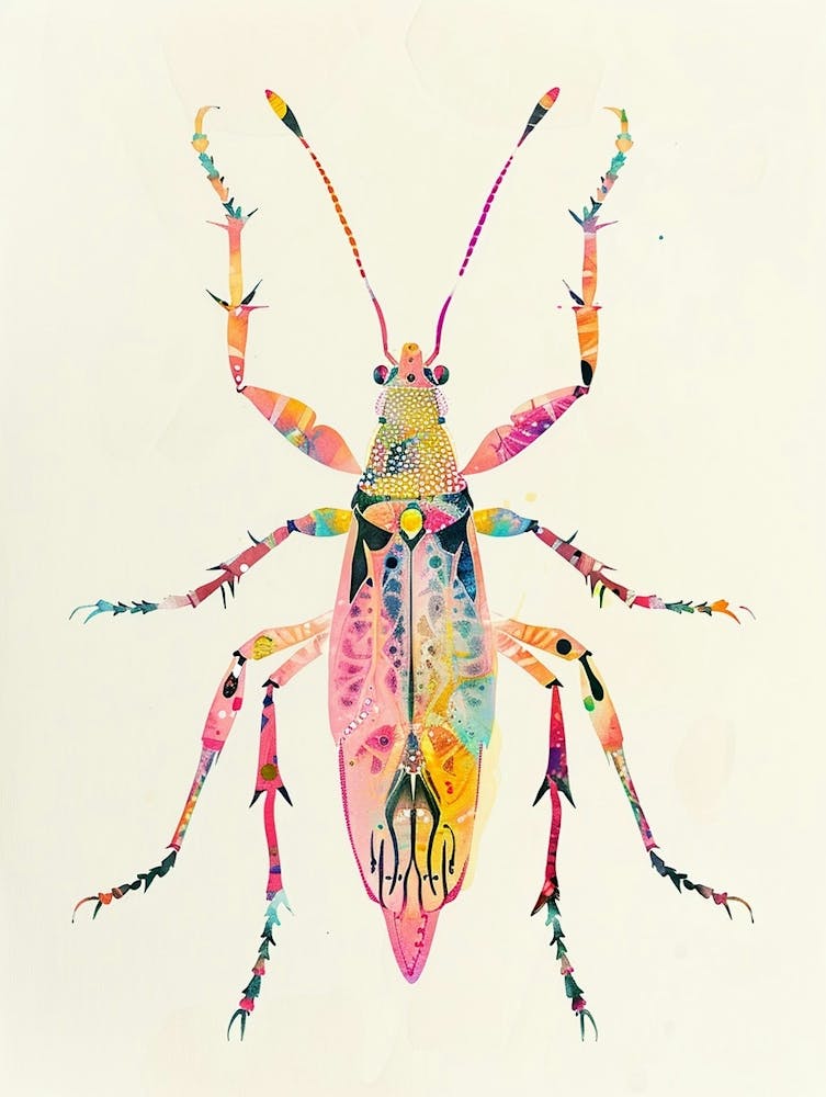 Colourful Insect 7 Illustration