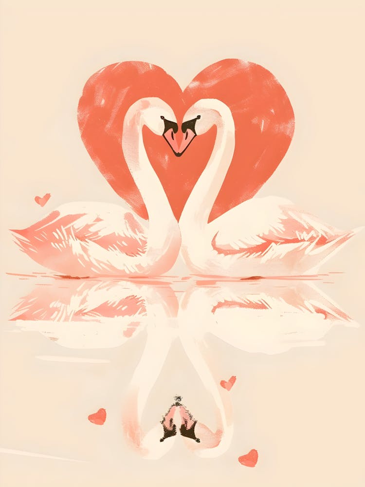 Swans In Love